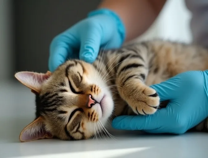 Specialist carefully handling a deceased cat with dignity in Caroline Springs